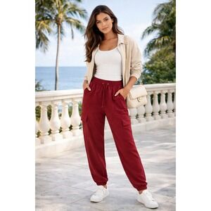 Maurices Cargo Jogger Pants Womens M Casual Athleisure Utility Travel Lounge
